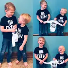 1 предмет, комплект одежды для новорожденного мальчика братьев и сестер для выписки из роддома для Brother Little Brother, футболки для новорожденных, объявление нового Экипаж одежда