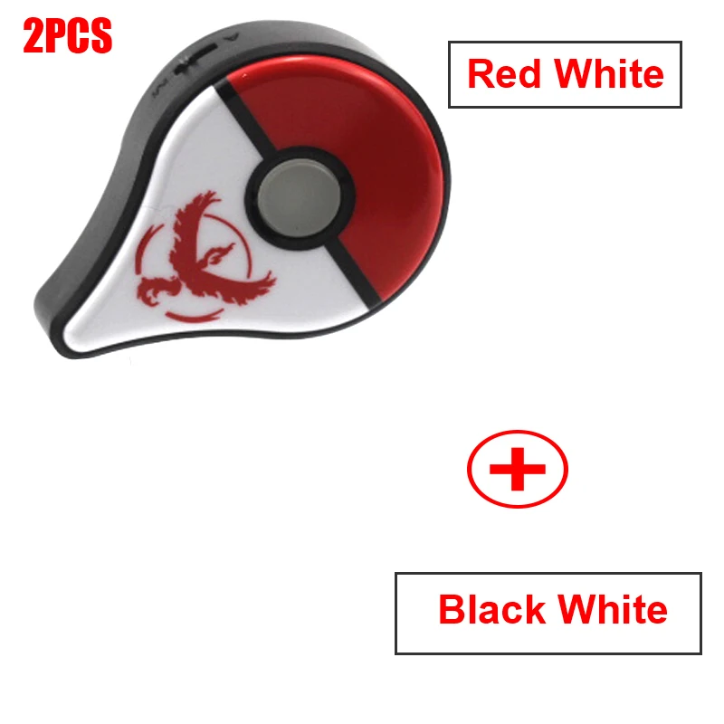 1 Red 1 Black Перезаряжаемый Bluetooth браслет для Pokemon Go Plus с батареей внутри - Цвет: 1 Red 1 Black