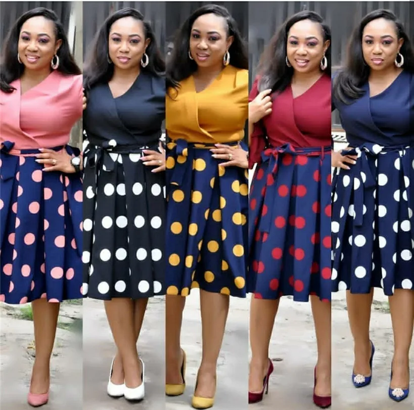 Новинка 2019 летнее элегантное модное стильное платье из полиэстера в африканском