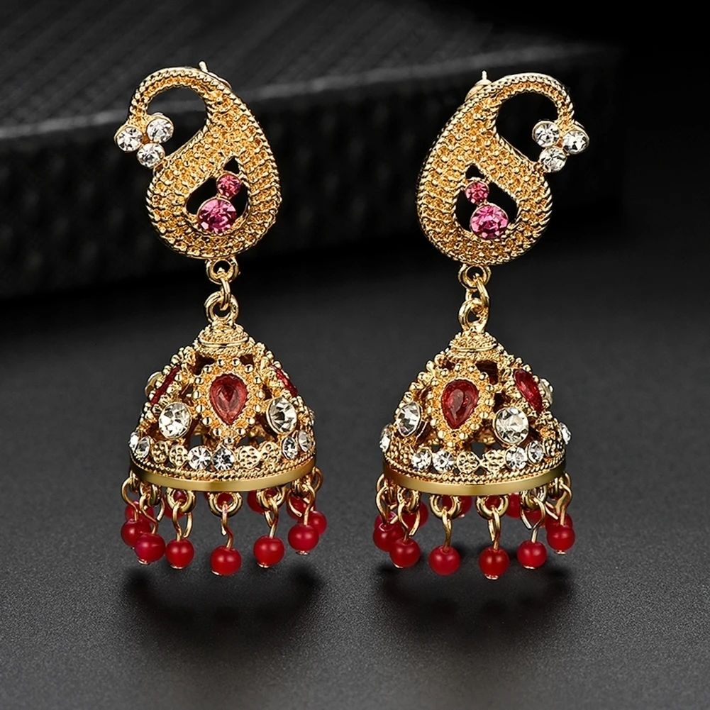 Brinco серьги античные Jhumki Jhumka висячие серьги этические племенные ювелирные изделия Ближний Восток Ретро Национальный стиль колокол