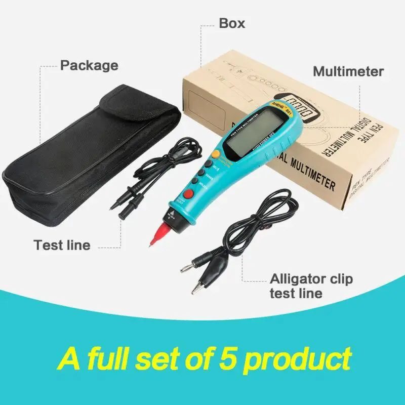 Цифровой мультиметр ANENG B01 автоматический RMS 6000 отсчетов AC DC ANENG|Осциллирующие