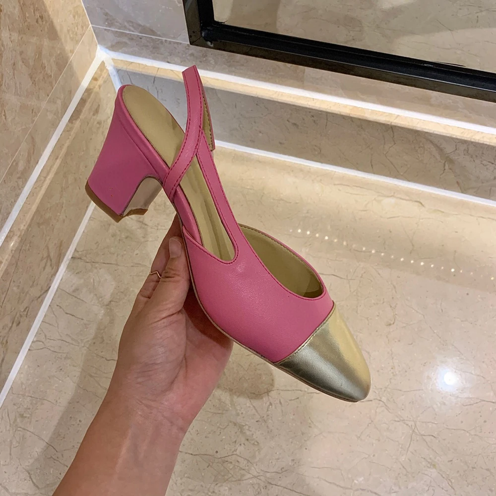 Сандалии женские из натуральной кожи роскошный брендовый дизайн классический