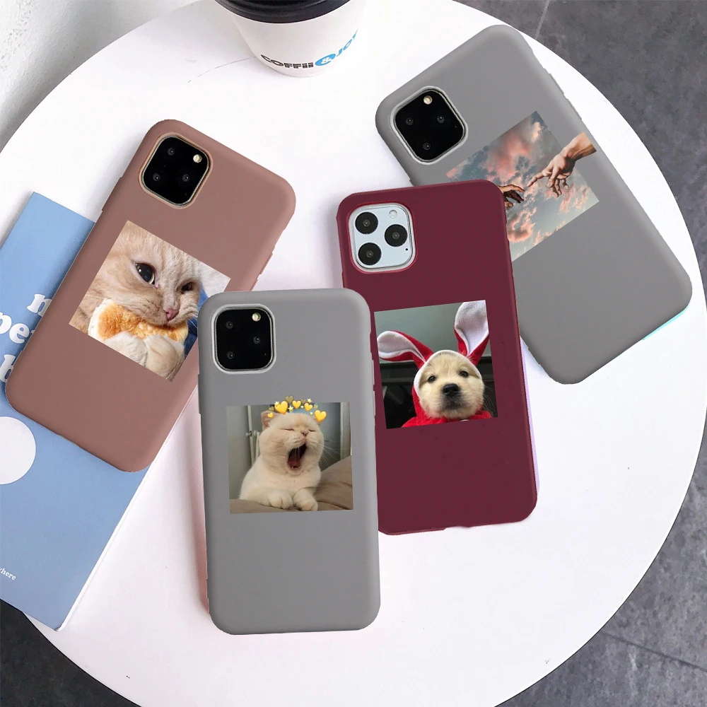 Чехол для iPhone 11 Pro 7 8 6 6S Plus X XR XS Max SE 2020 12 чехлов мягкий силиконовый чехол из ТПУ с