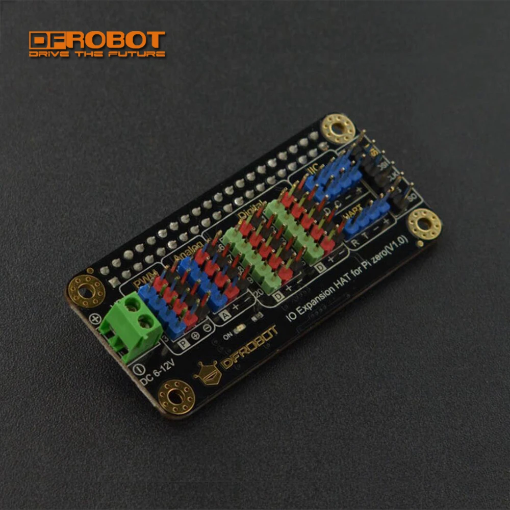 Расширительная головка DFRobot IO для Raspberry Pi Zero W MCU STM32F030 с портами PWM I2C UART SPI