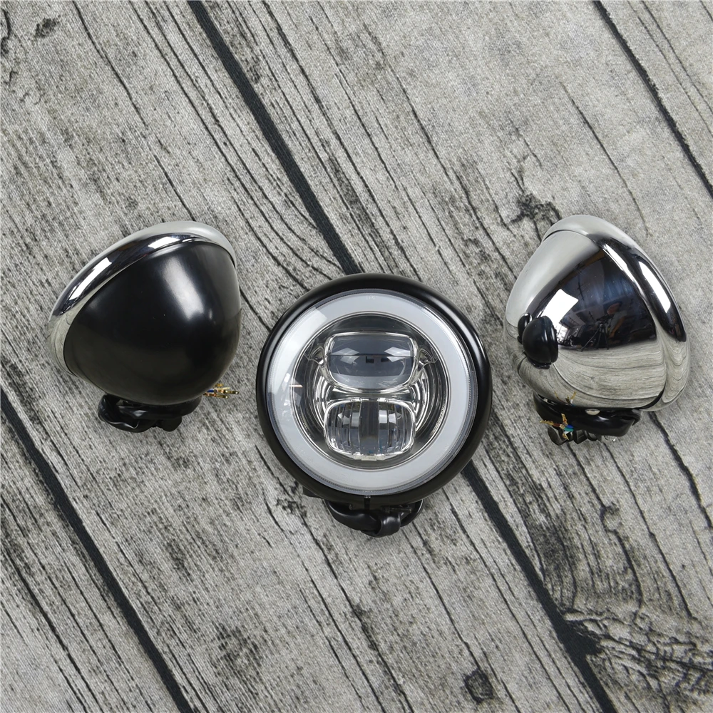 Ретро мотоцикл светодиодный проектор головной светильник в сборе для 883 XL 48