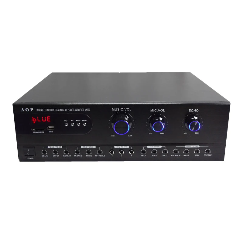 

600W220Vprofessional ktv card package power amplifier home high-power amplifier equipment conference room stage power amplifier
