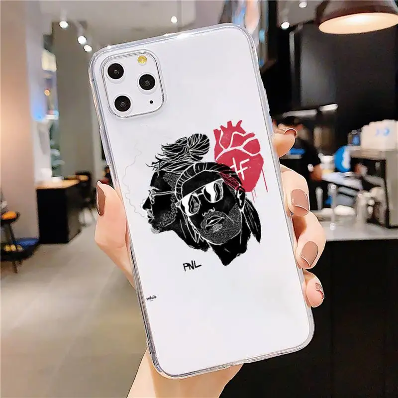 

PNL Rapper 2 case for airpods Phone Case Transparent soft For iphone 5 5s 5c se 6 6s 7 8 11 12 plus mini x xs xr pro max