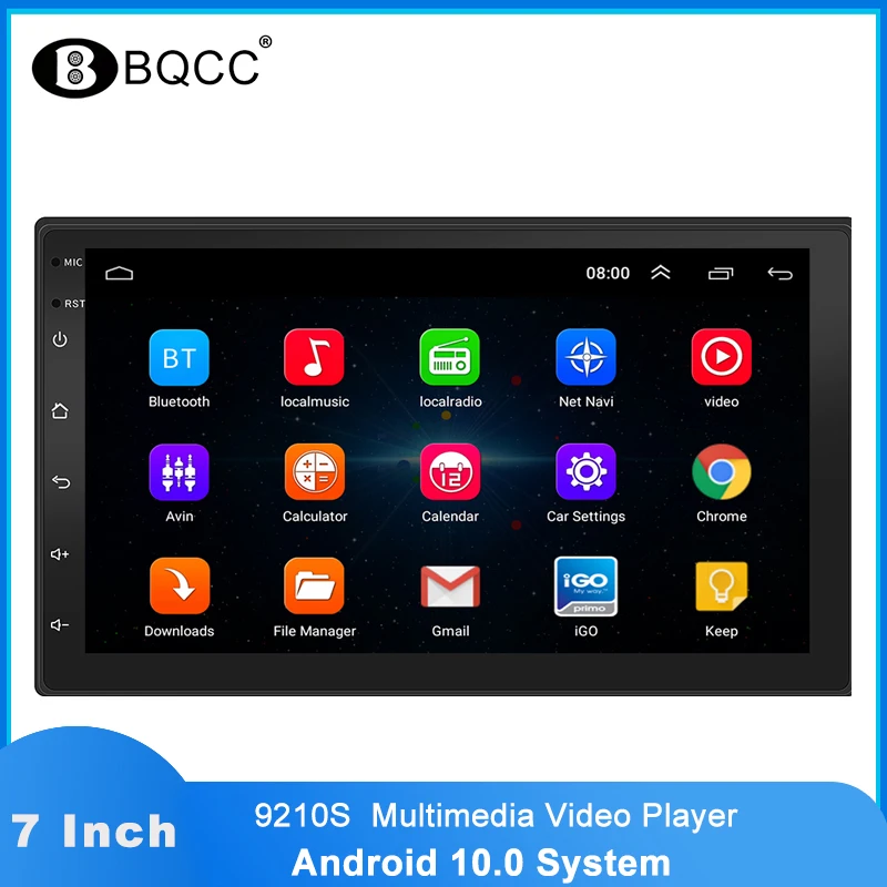 

Автомобильное радио, мультимедийный видеоплеер 2 Din на Android с экраном 7 дюймов HD, Mirrorlink, FM, Bluetooth, Wi-Fi, GPS, автомагнитола, стерео
