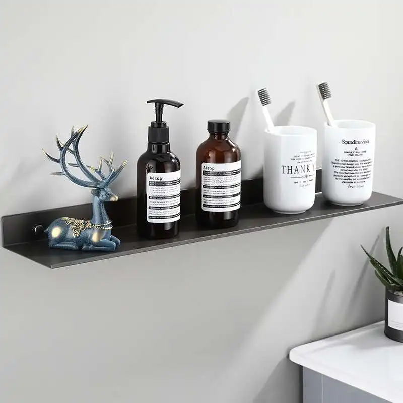 Серая полка для ванной комнаты алюминиевая корзина душа угловые полки держатель