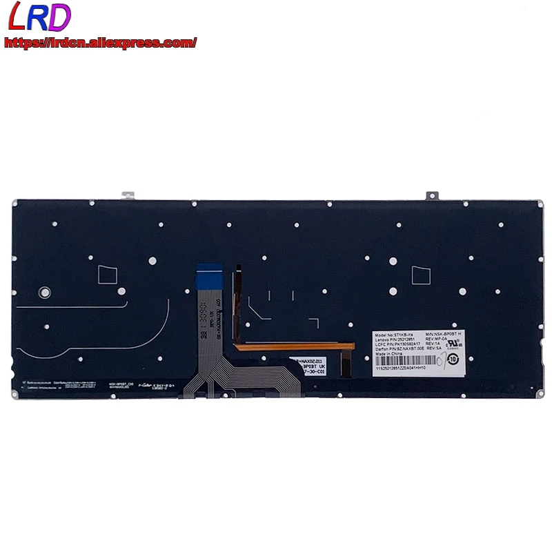 Новая Оригинальная итальянская клавиатура с подсветкой IT для ноутбука Lenovo Yoga2 Pro