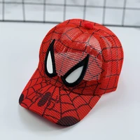 classic cartoon embroidery spider childrens baseball cap boys girls summer casual breathable sunscreen baby mesh cap hat