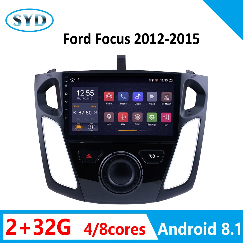 Авторадио для ford focus DVD мультимедийный плеер Авто 2012 2013 2014 2015 Автомагнитола 2 din