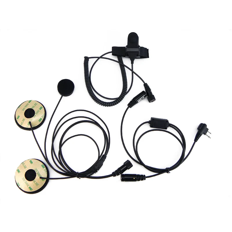Motorcycle Helmet Headset Full Face Close Headphone PTT for 2 Pin Motorola Two Way Radio CP040 CP180 EP450 CP200 Walkie Talkie |