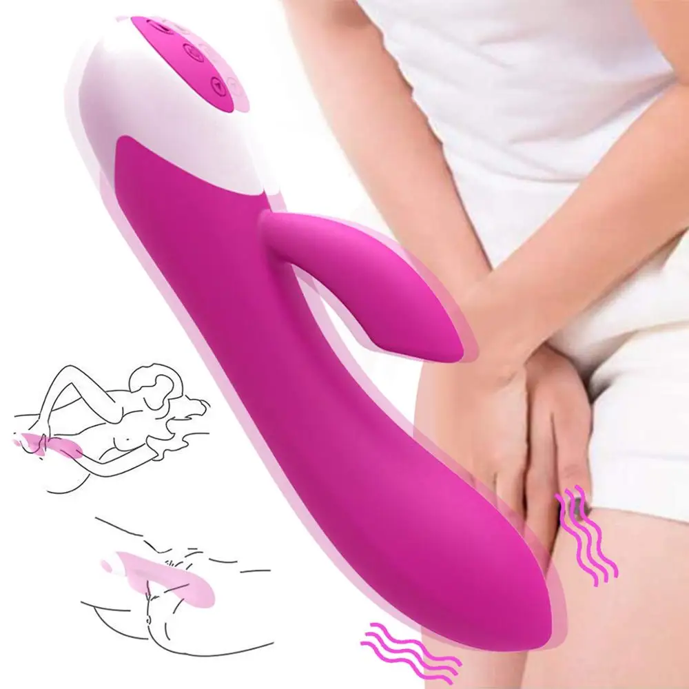 Фаллоимитатор для точки G фаллоимитатор Женский вагинальный Массажер клитора