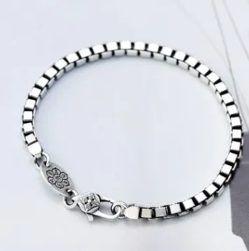 

Новое поступление 2020, мужской браслет из 100% настоящего серебра, 20 см