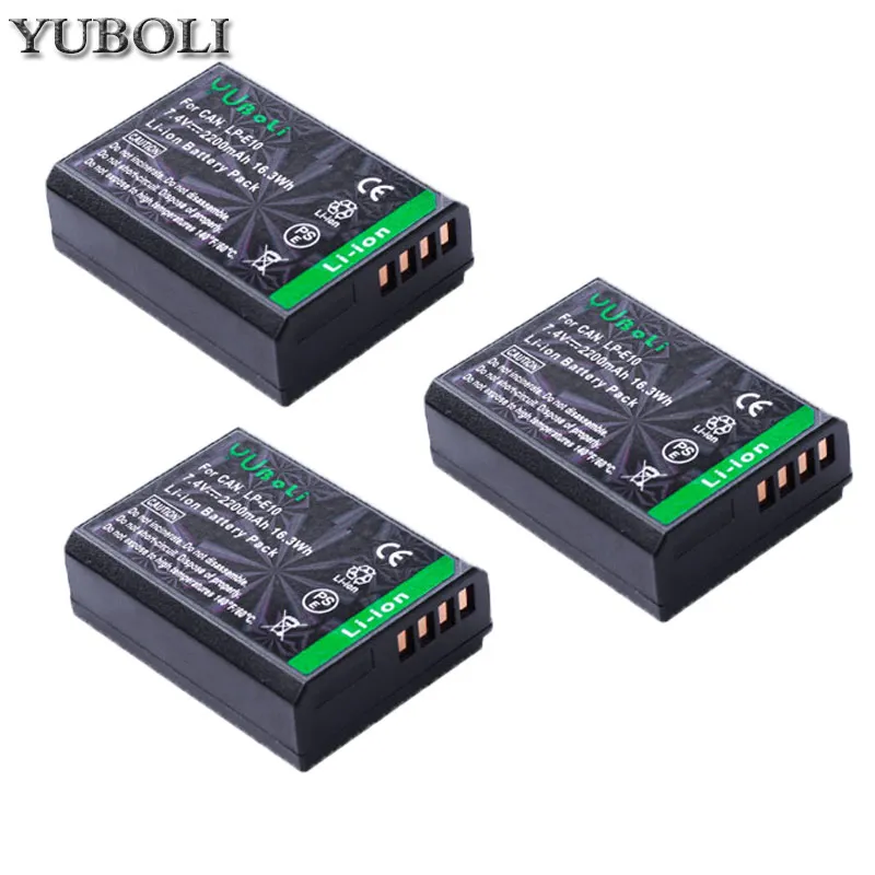 4x LP E10 LPE10 Камера Батарейки + ЖК дисплей USB Dual Зарядное устройство для цифровой