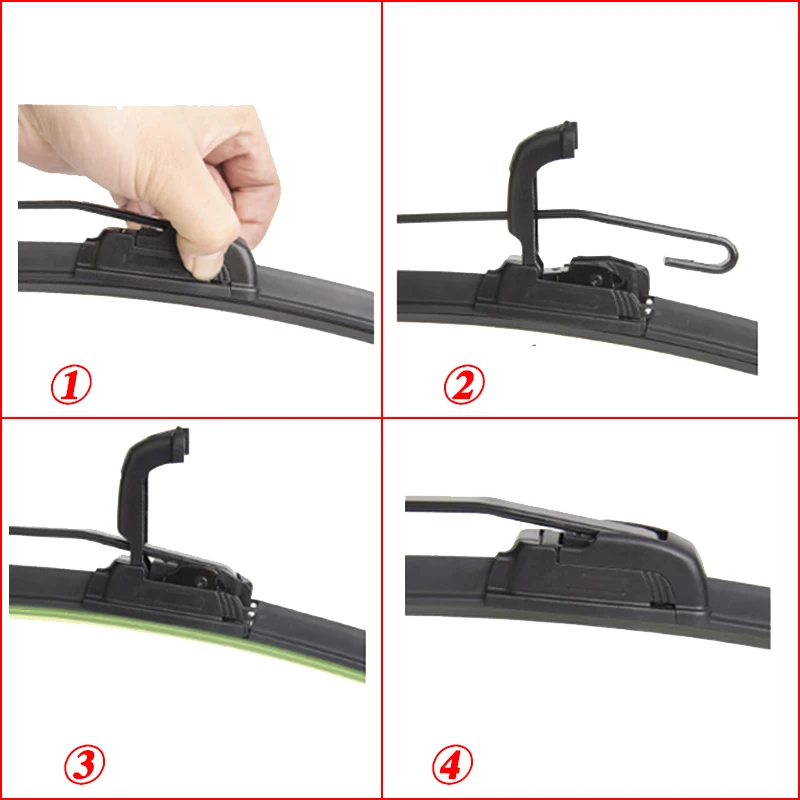 3pcs/set Wiper Front &amp Rear Blades Set For Hyundai Creta IX25 MK1 2014 - 2019 Windshield Windscreen 24&quot+16&quot+11&quot | Автомобили
