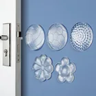 5 шт. бесшумные заглушки для дверей, защита стен, амортизатор, заглушки для дверных ручек, защитные прозрачные защитные Заглушки из полиуретана