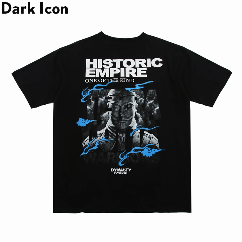 Мужская футболка с коротким рукавом Dark Icon летняя хлопковая Футболка в стиле