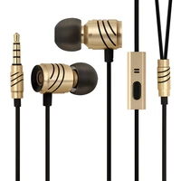 ggmm full metal noise isolating earbuds wired headphones with mic 3 5 universal clarity rich bass in ear earphones for phones