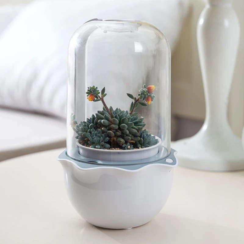 

Mini Cute Desktop Decor Smart Herb Garden Simple Creative Intelligent Personality Succulent Plant Pot