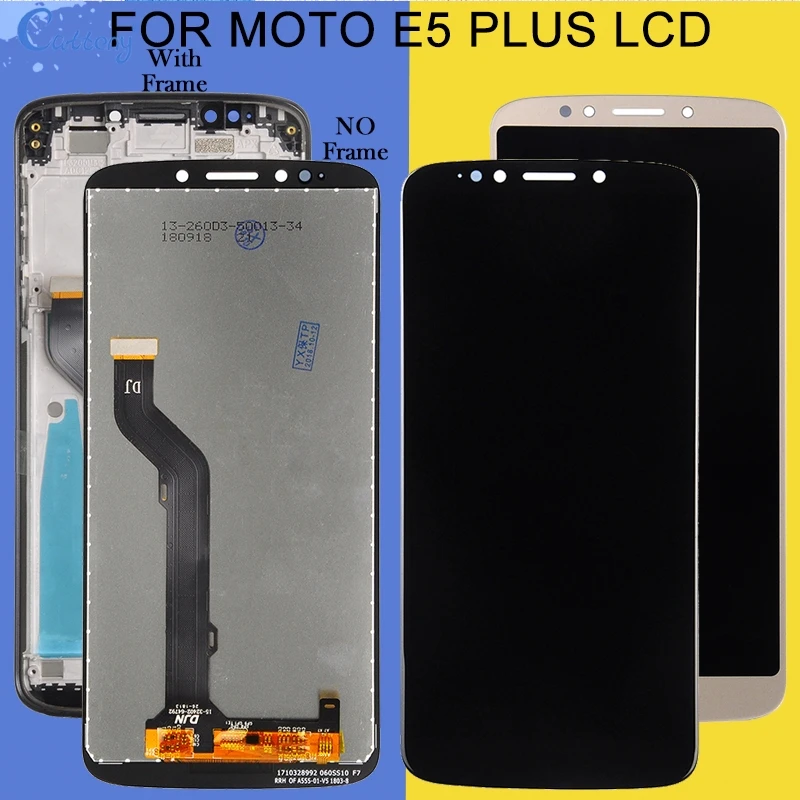 

Оригинальный сенсорный ЖК-экран Catteny для MotoRola Moto E5 Plus, дигитайзер в сборе E Plus, ЖК-дисплей 5-го поколения xt54, дисплей с инструментами