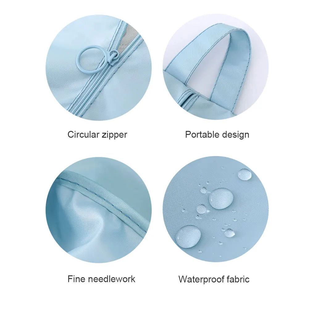 

Waterproof Zipper Shoes Storage Bag Organizer Pouch Portable for Travel Laundry BHD2