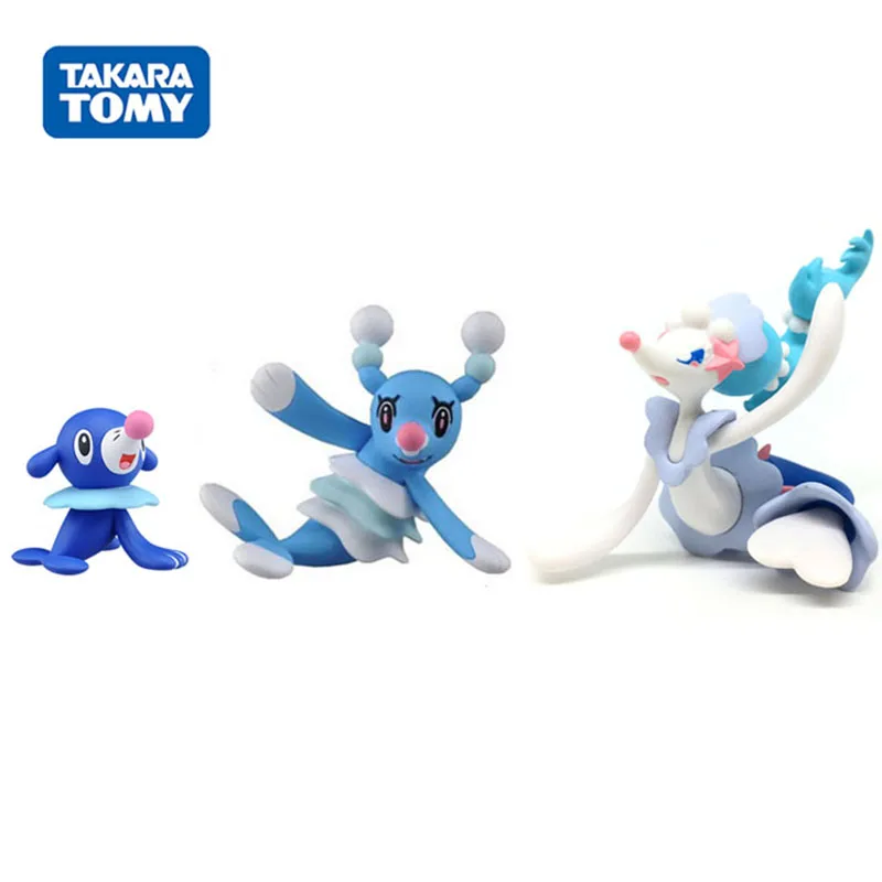 Takara Tomy Popplio Brionne primарина Аниме фигурки куклы игрушки подарки для фанатов