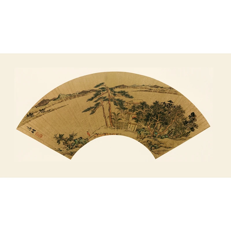 Цельный плакат с изображением древнего времени шедевр династия Мин в Китае Вэнь