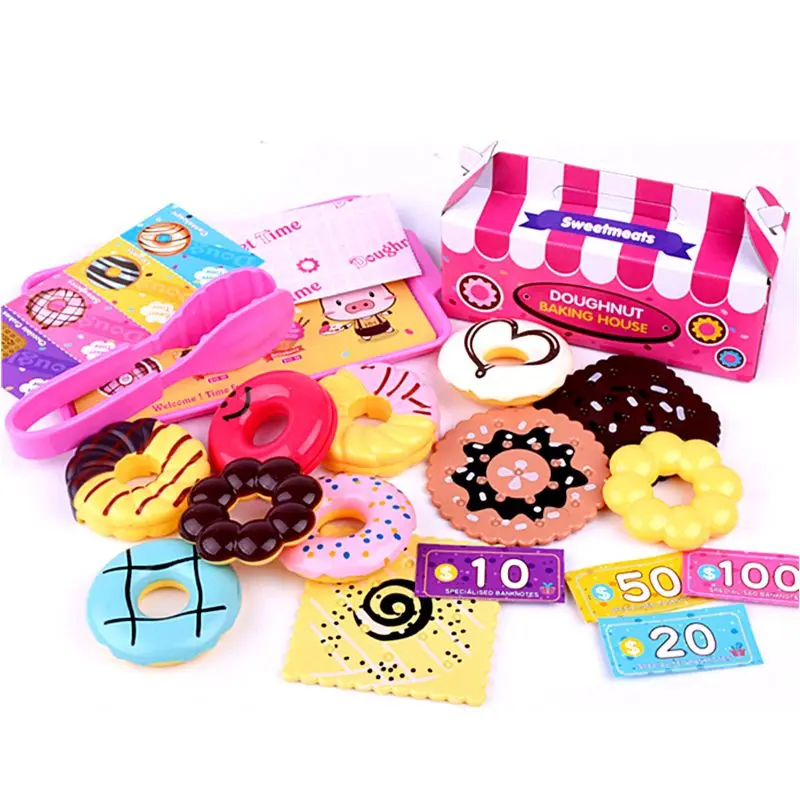 

Simulation Selling Doughnuts Shop Dessert Pretend Play Early Education Toy
