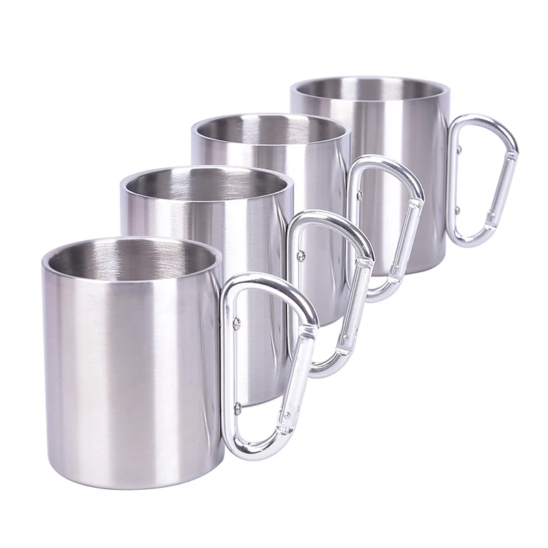 Чашка 220 мл чашка для кемпинга путешествий уличная из нержавеющей стали кружка с