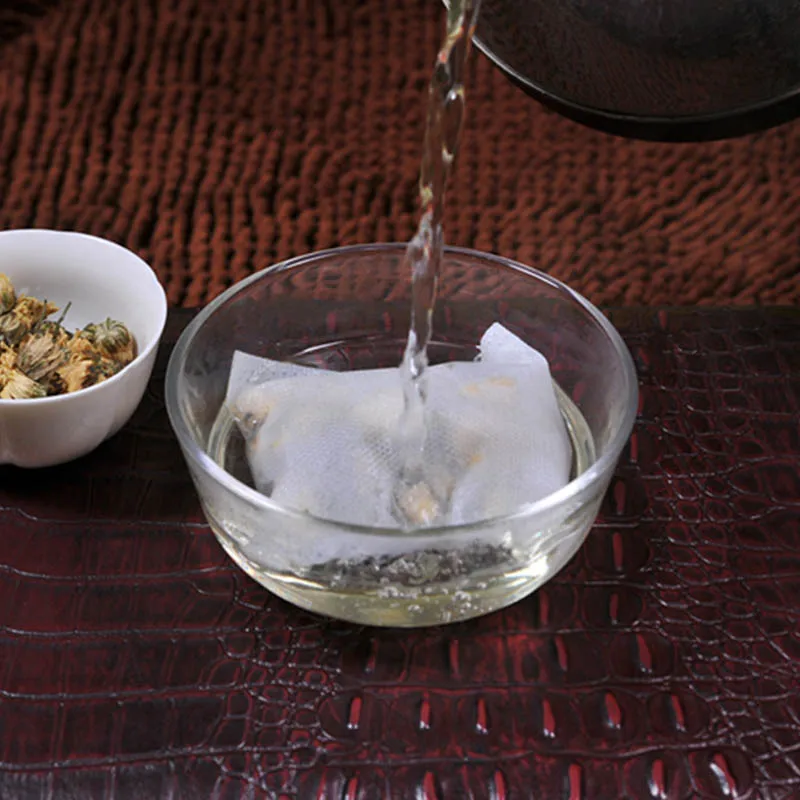 

100Pcs Spice Tools Non-woven Seal Filter Medcine Bags Coffee Pouches Multifunction Drawstring Pouch Tea Bags 6*8cm