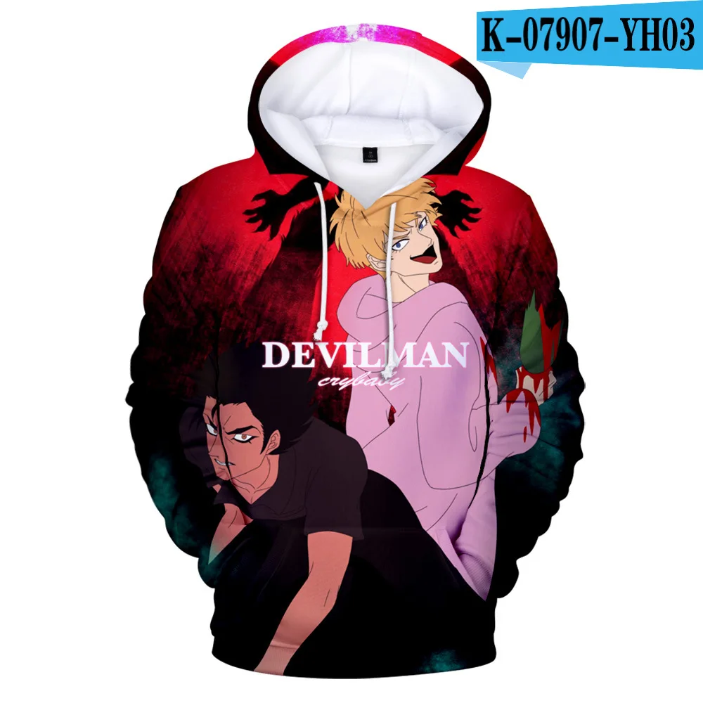 

Popular Luxury Devilman Crybaby Debiruman 3D Hoodies Sweatshirts Boys/girls Casual Long Sleeve Hoodie Japan Anime Pullovers