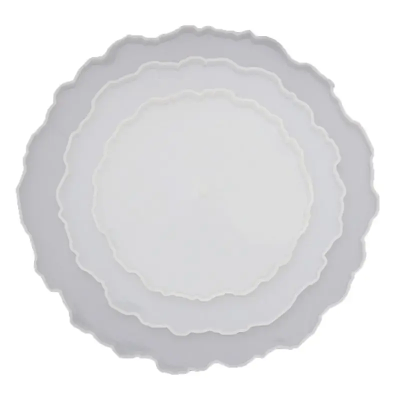 

Three layer Irregular Fruit Disc Big Plate Resin Mold Oversized Fruit Tray Molds