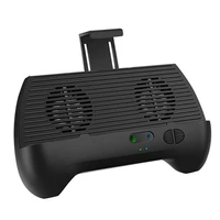 cooling power handle for mobile gamepad joystick 6 finger operation for androidios with cooling fan
