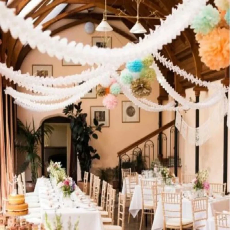 1 комплект для вечеринки дня рождения свадьбы Бумажная гирлянда украшения