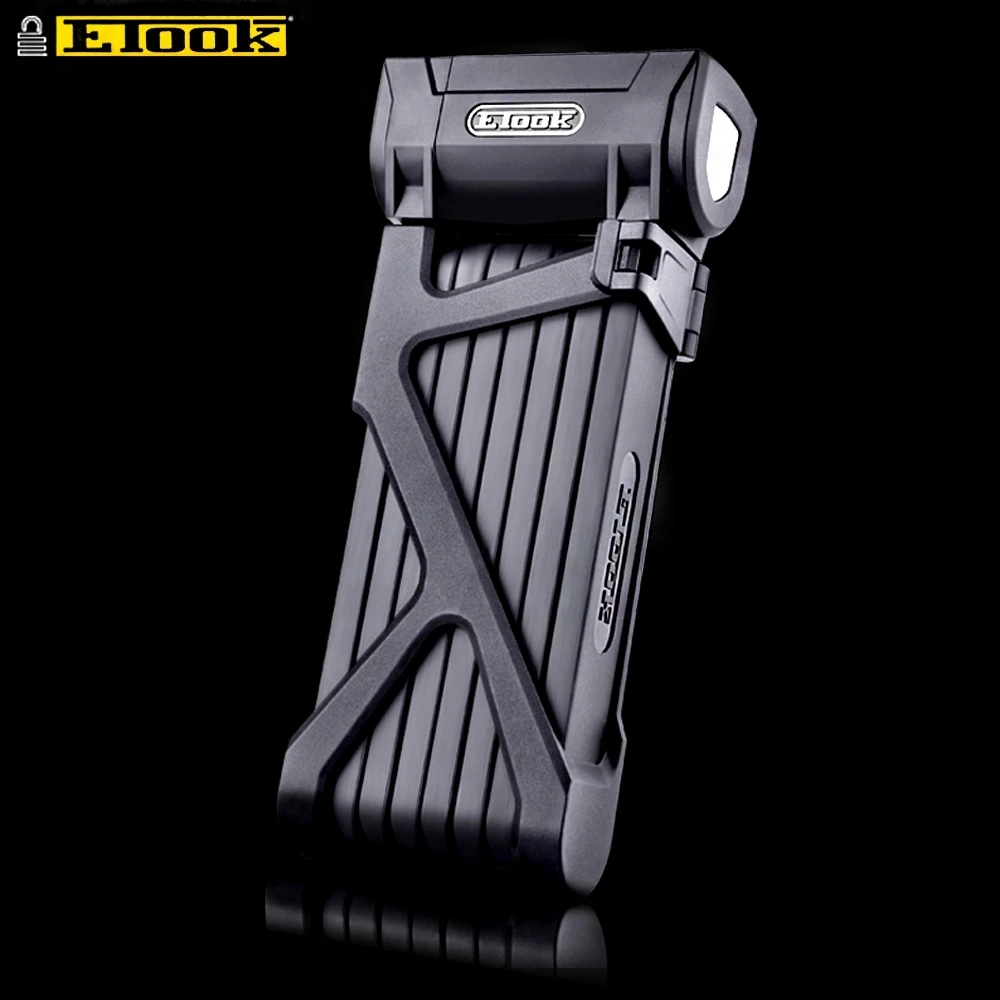 Etook Bicycle Lock Folding Mountain Bike Lock Strongest Anti Theft Heavy Duty Motorcycle Lock For Electric Bike ET590