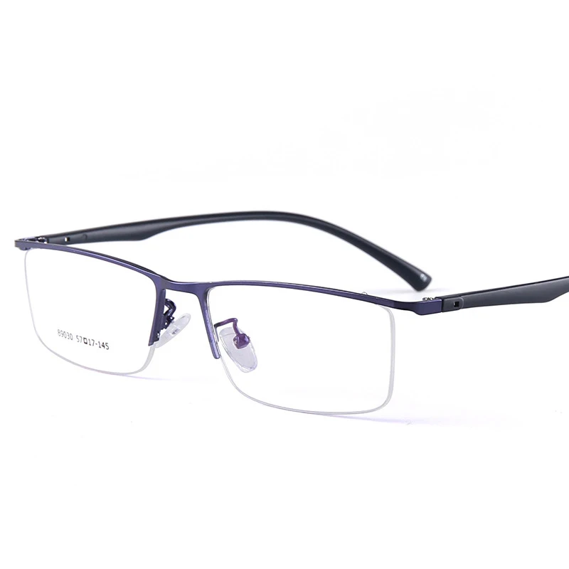 Новые металлические очки оправа полуоправы близорукость мужские вырез для
