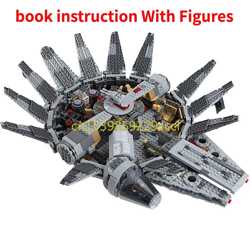 

Building Blocks Fighter with Mini Figures At Walker Compatible Star Movie Wars 75292 Bricks Education Toys for Children
