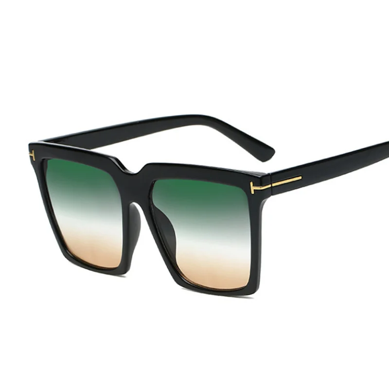 

Luxury Square Sunglasses Women Brand Designer Retro Big Frame Sun Glasses Female Vintage Gradient Oculos De Sol Feminino