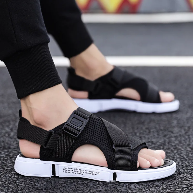 

Men's sandals 2020 summer new trend wild men's casual beach sandals men