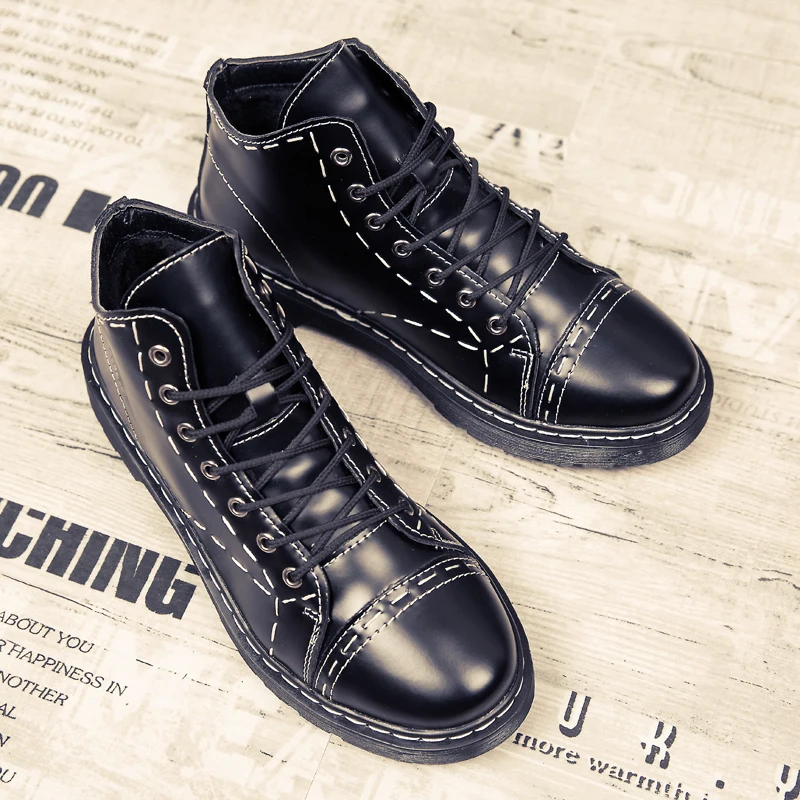 

Zapatos Casuales Sapato Casual Men's Boots Shoes Men Fashion Sapatos Coturno Sport Botas Leather For Causal