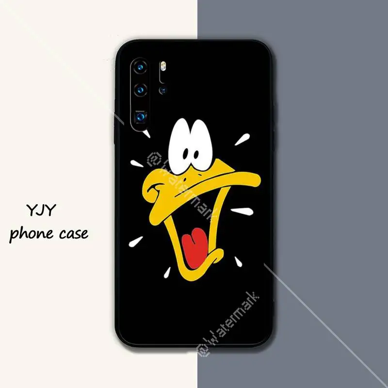 

funny daffy Duck Silicone phone cover case for Huawei P9 lite 2016 2017 P 10 P20 PRO P30 P40 lite P smart 2019 funda