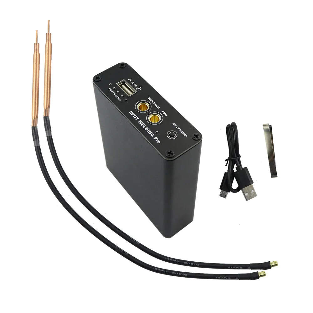 

Регулируемый мини-аппарат для точечной сварки, 5 передач, интерфейс для перезарядки Type-C с функцией быстрой зарядки для пайки «сделай сам»