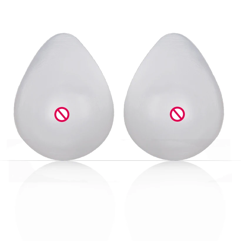 1000 г/пара силиконовая форма груди прозрачная поддельная Женская Грудь протез и