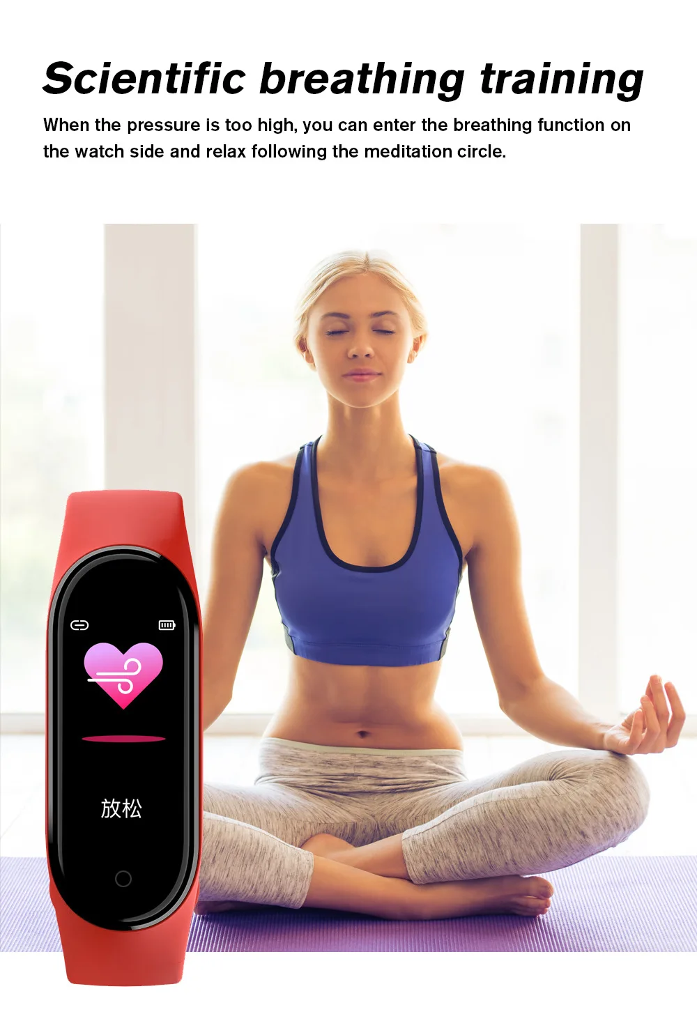 

M5Pro Color Screen Smart Bracelet Man Woman Fashion Sports Smart Bracelet Heart Rate Tracker Fitness Tracker For Xiaomi iPhone