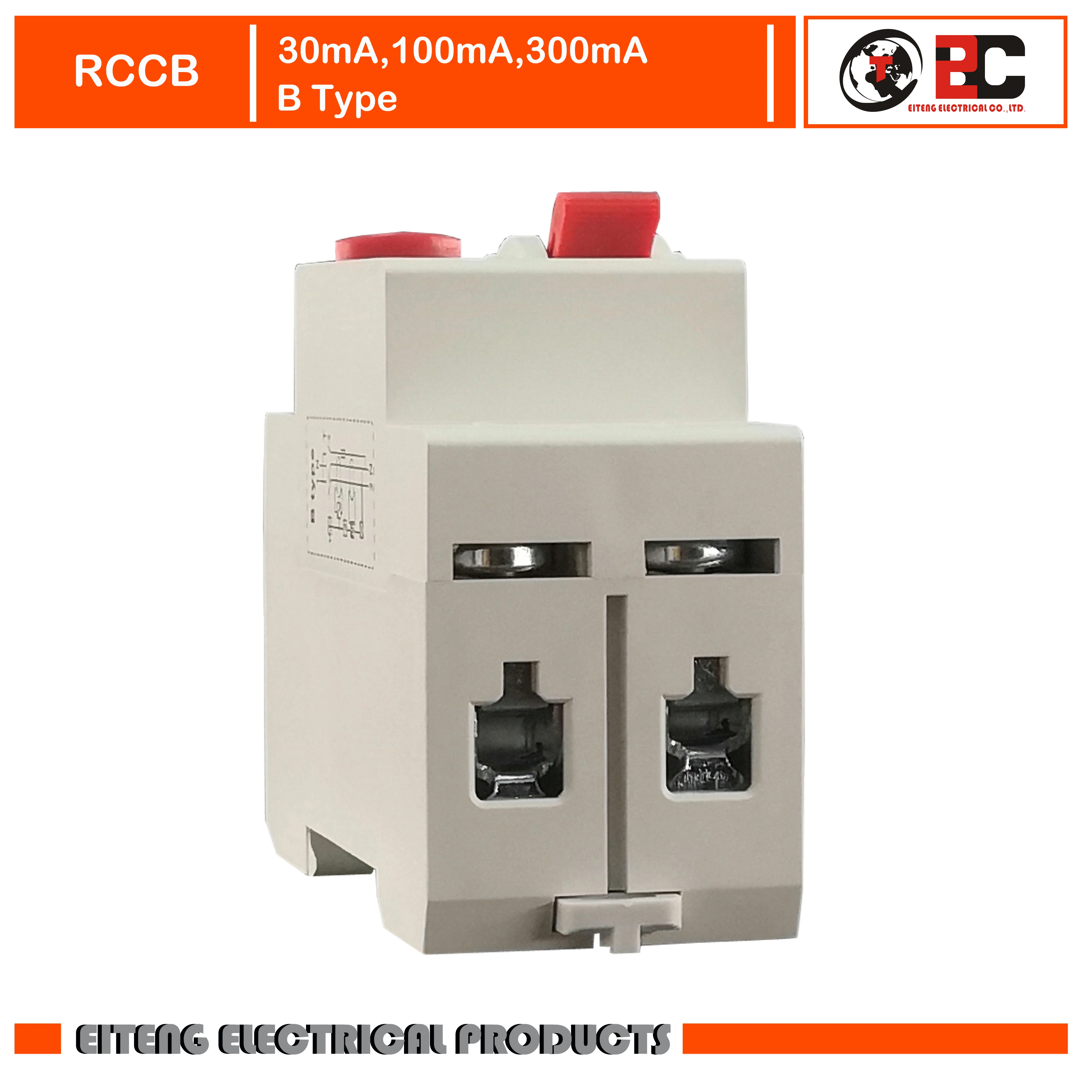 Автоматический выключатель RCCB тип 230/240 В 50 Гц/60 Гц остаточный ток 6A 10A 16A 25A 32A 40A 50A 63A