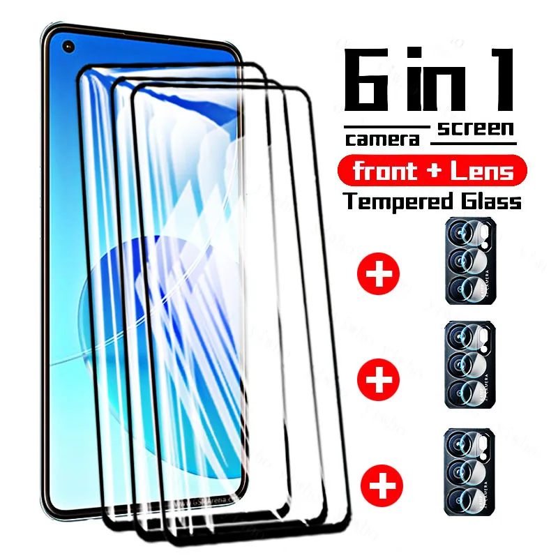 

on For OPPO Reno 6 5G Glass For Reno 6z Tempered Glass Screen Protector For OPPO 5 4 lite 5lite 4lite camera Lens Glass