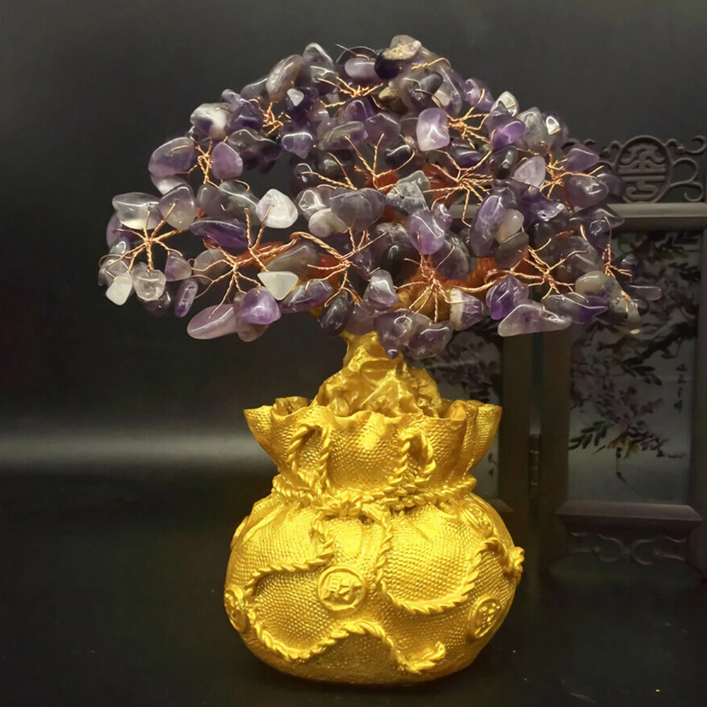

1pc Money Wealth Tree For Crystal Style Wealth Luck Feng Shui Bring Wealth Luck Home Decor Birthday Gift