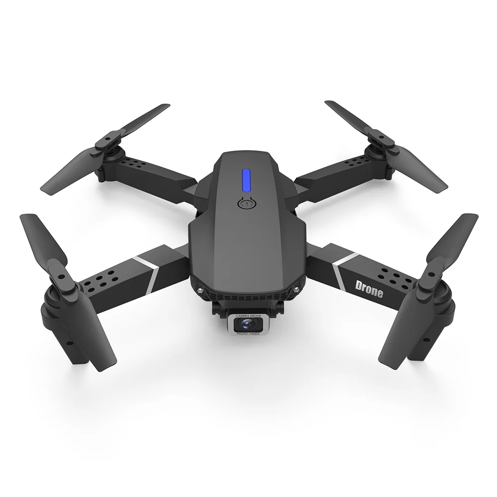 Mini Dron profesional HD 4k con WIFI, cuadric&oacute;ptero con c&aacute;mara, modo de mantenimiento de altura, plegable, avi&oacute;n, helic&oacute;ptero, juguetes, E88 rc dron ni&ntilde;os drone 4k profesional regalos para hombre originales zumbido-5